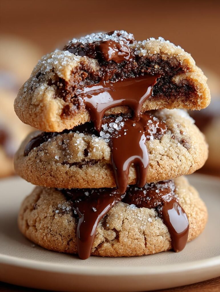 Nutella Stuffed Cookies