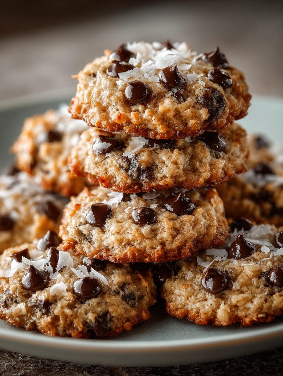 Oatmeal Coconut Chocolate Chip Cookies: 24 Amazing Treats - Oatmeal Coconut Chocolate Chip - additional detail