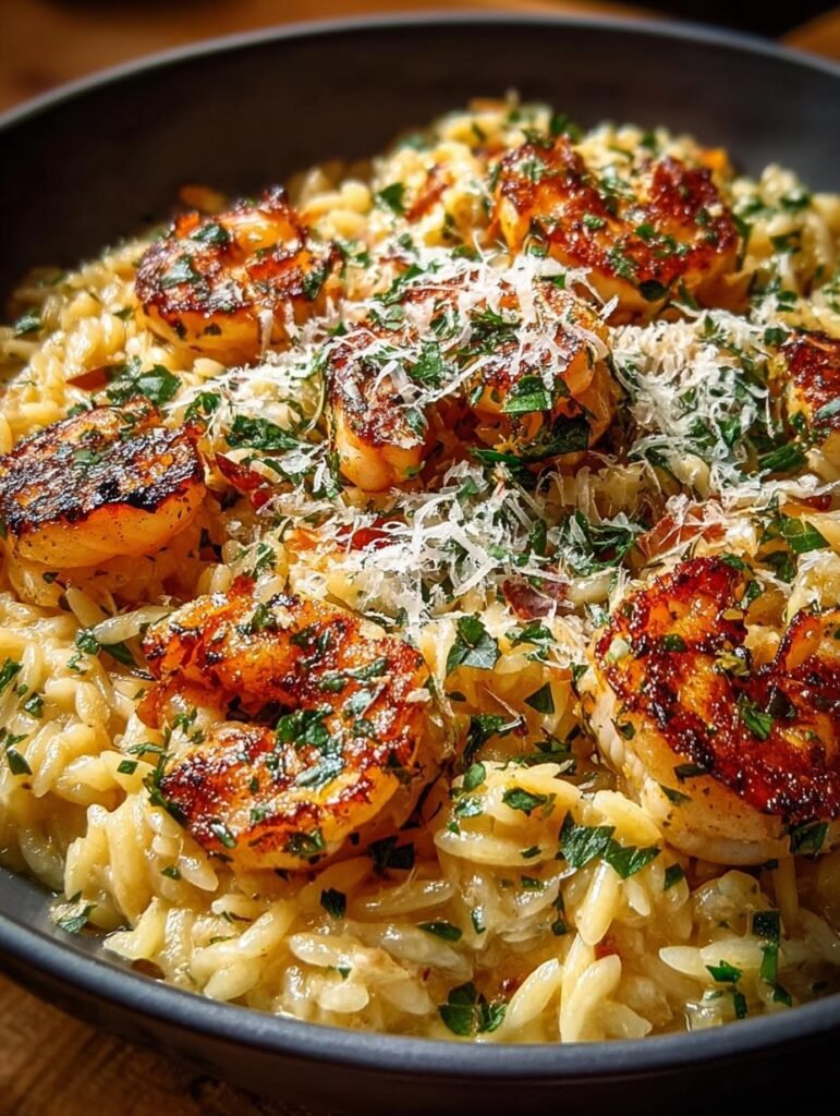 One Pan Parmesan Orzo