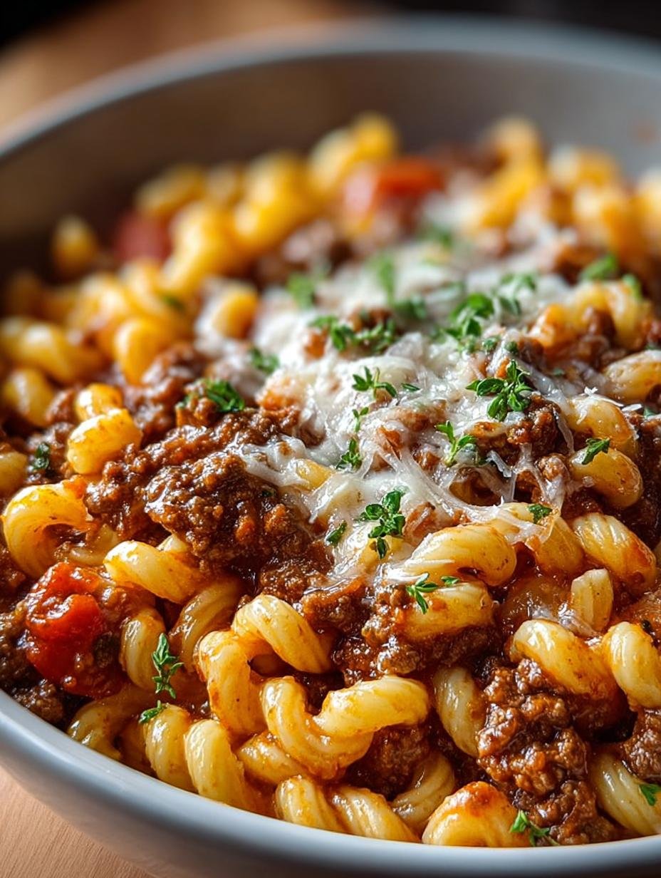One Pot Beefaroni: 30-Minute Comfort Food Delight - One Pot Beefaroni - main visual representation