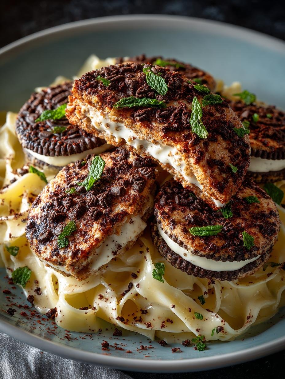 Delightful Peppermint Oreo Cookies for the Holidays - Peppermint Oreo Cookies - main visual representation