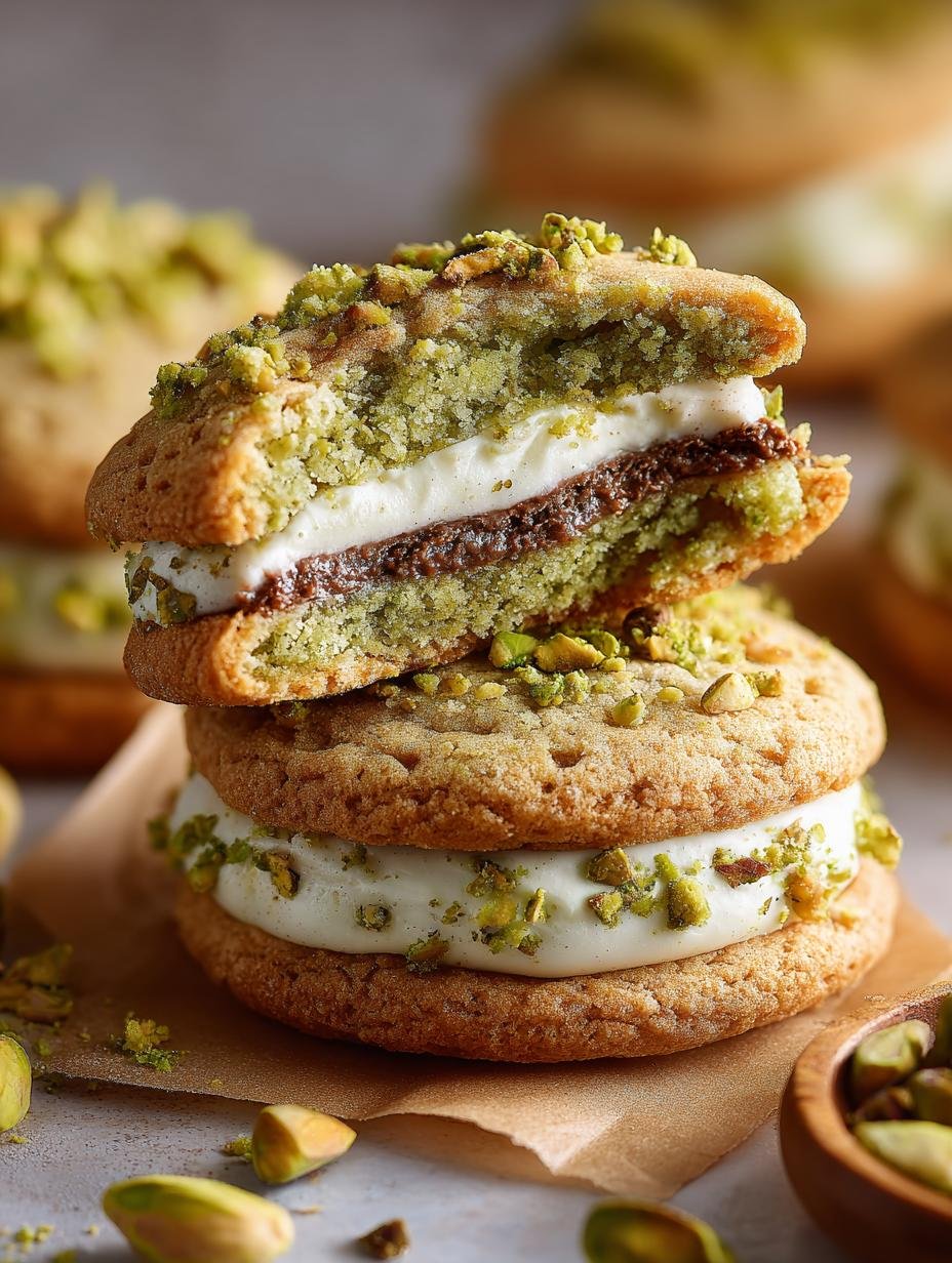 Pistachio Cream Filled Cookies: The Best Recipe Ever - Pistachio Cream Filled Cookies - main visual representation