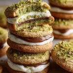 Pistachio Cream Filled Cookies
