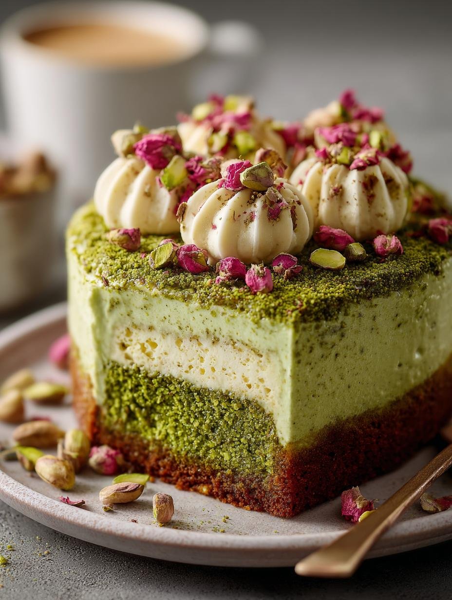 Pistachio Rose Cake: 5 Reasons to Savor This Delight - Pistachio Rose Cake - main visual representation