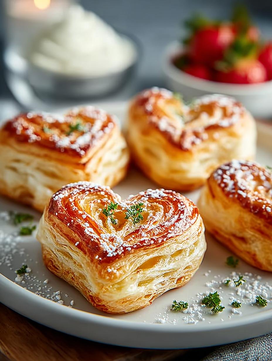 Irresistible Puff Pastry Hearts for Sweet Moments - Puff Pastry Hearts - main visual representation