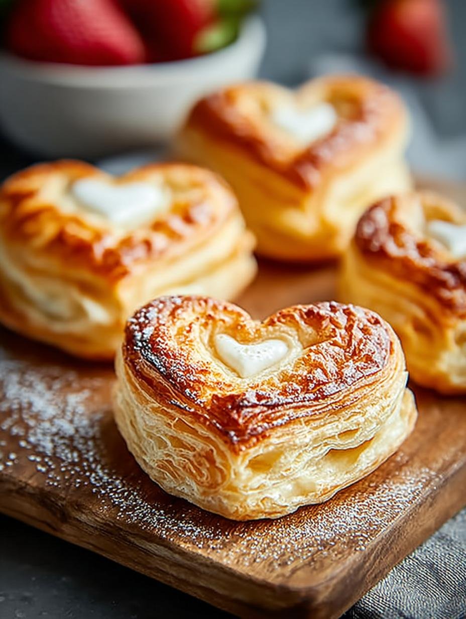 Irresistible Puff Pastry Hearts for Sweet Moments - Puff Pastry Hearts - additional detail