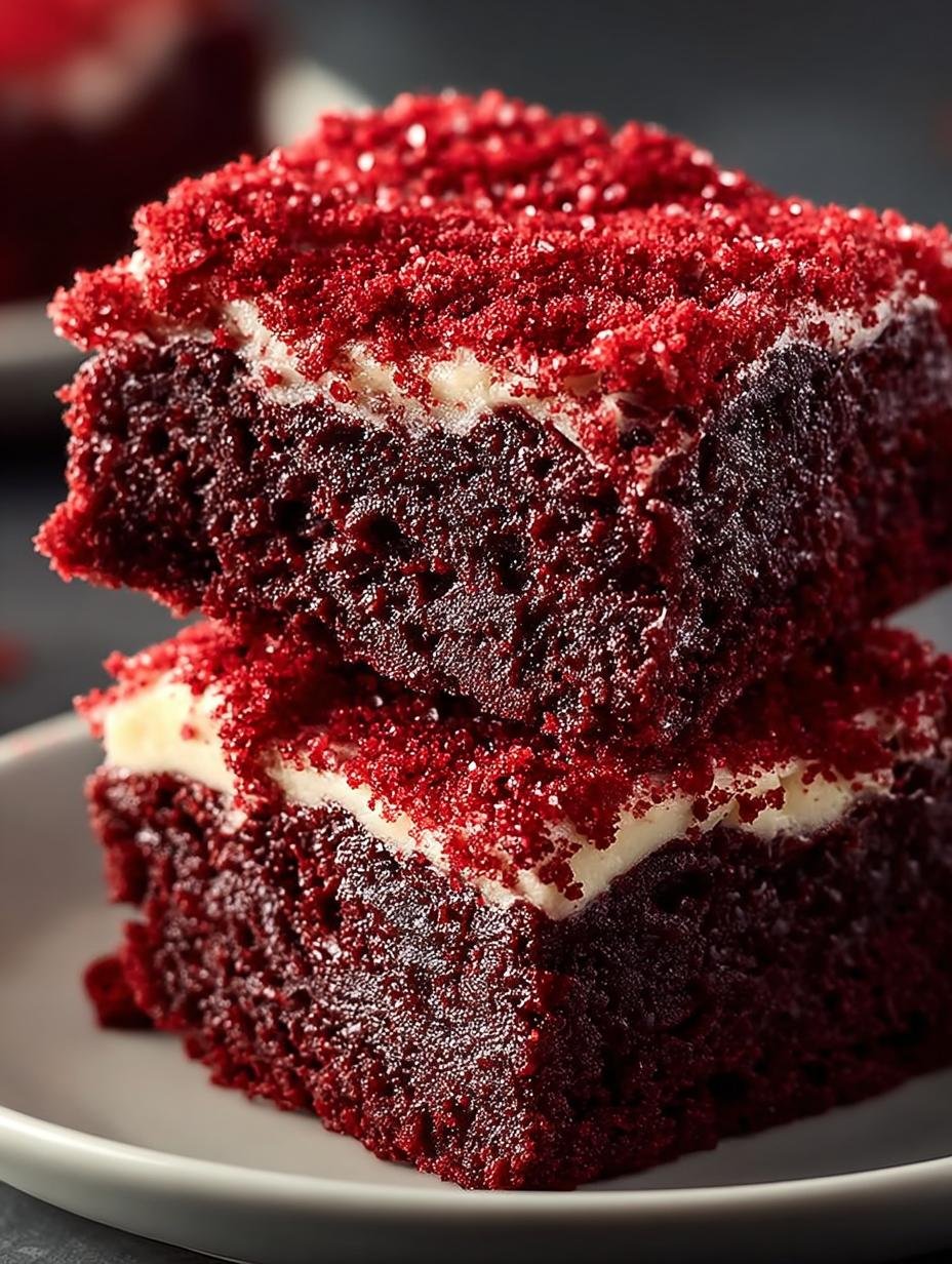 Red Velvet Brownies: 5 Decadent Recipes to Indulge In - Red Velvet Brownies - main visual representation