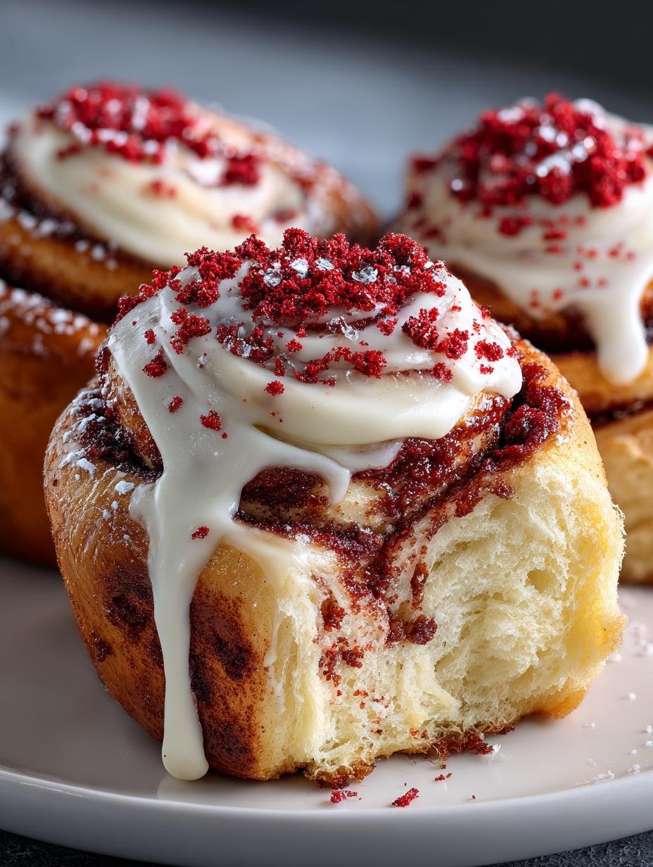 Red Velvet Cinnamon Rolls: 12 Indulgent Treats to Savor 1 Red Velvet Cinnamon Rolls