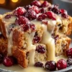 Rich Cranberry Eggnog Bread
