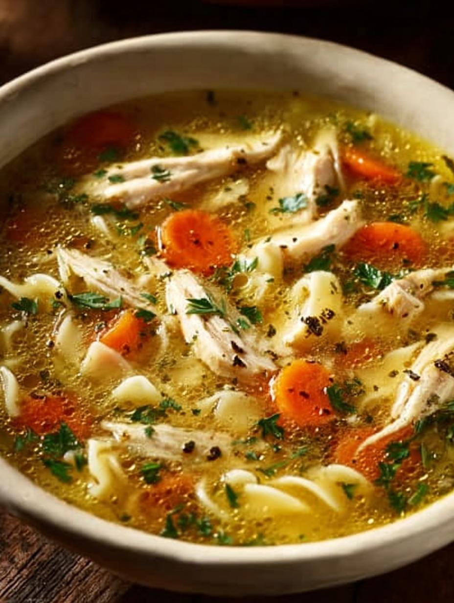 Rotisserie Chicken Noodle Soup: 5 Ingredients for Comfort - Rotisserie Chicken Noodle Soup - additional detail
