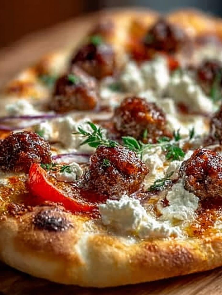 Delicious Sausage Feta Pizza: 5 Amazing Variations 3 Delicious Sausage Feta Pizza: 5 Amazing Variations - Sausage Feta Pizza - additional detail