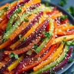 Shaved Rainbow Carrot Sesame