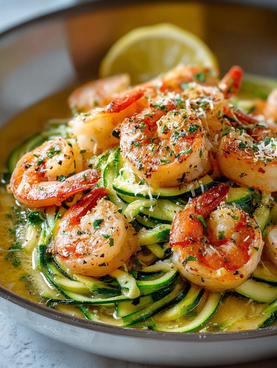 Shrimp Scampi with Zucchini: 5-Minute Flavorful Delight - Shrimp Scampi with Zucchini - additional detail