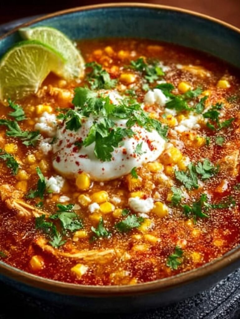 Street Corn Chicken Chili