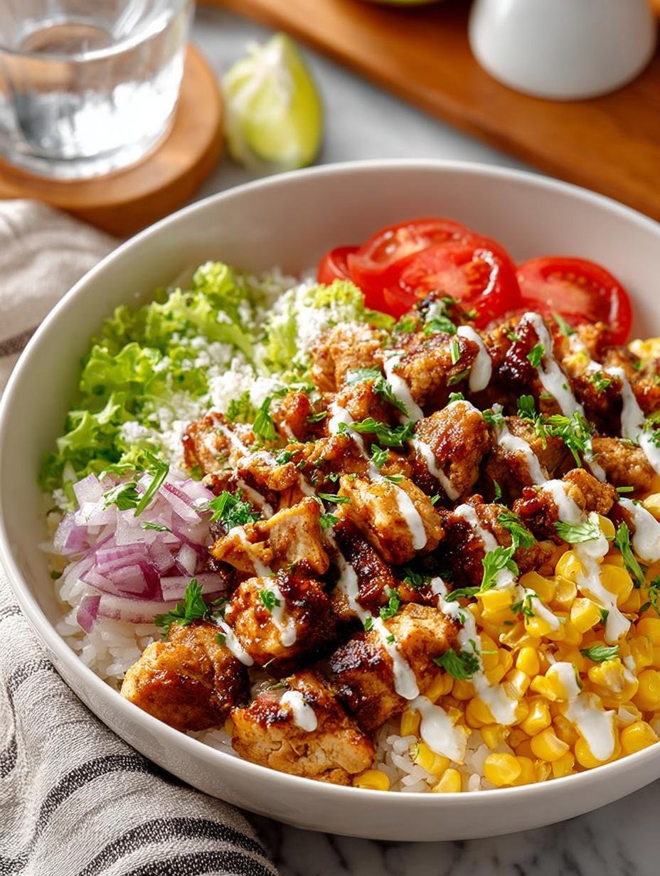 Street Corn Chicken Rice Bowl: 7 Irresistible Flavors - Street Corn Chicken Rice - main visual representation