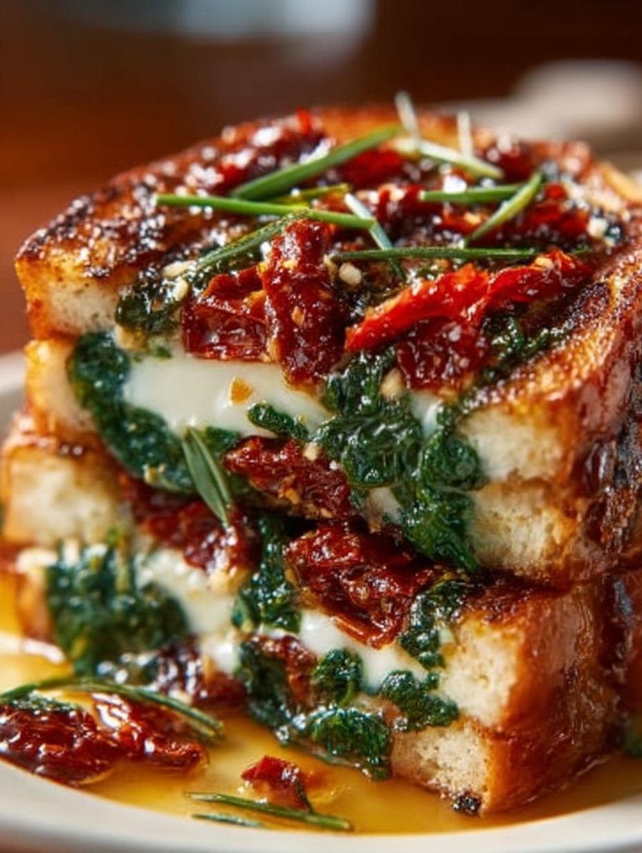Sun Dried Tomato Spinach: 7 Amazing Grilled Cheese Ideas 3 Sun Dried Tomato Spinach: 7 Amazing Grilled Cheese Ideas - Sun Dried Tomato Spinach - additional detail