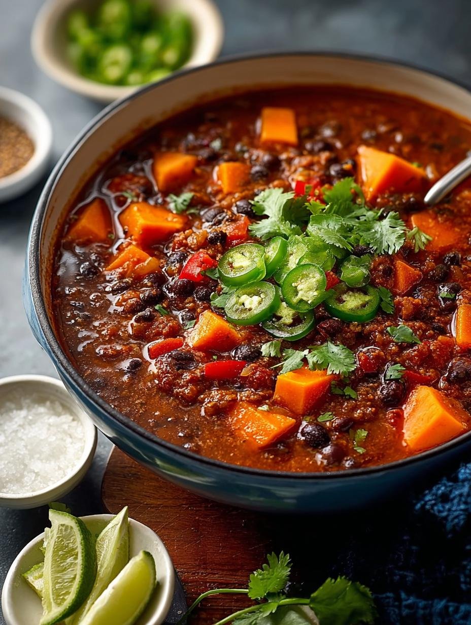 Sweet Potato Black Bean Chili: 5 Reasons to Love It 2 Sweet Potato Black Bean Chili: 5 Reasons to Love It - Sweet Potato Black Bean - main visual representation