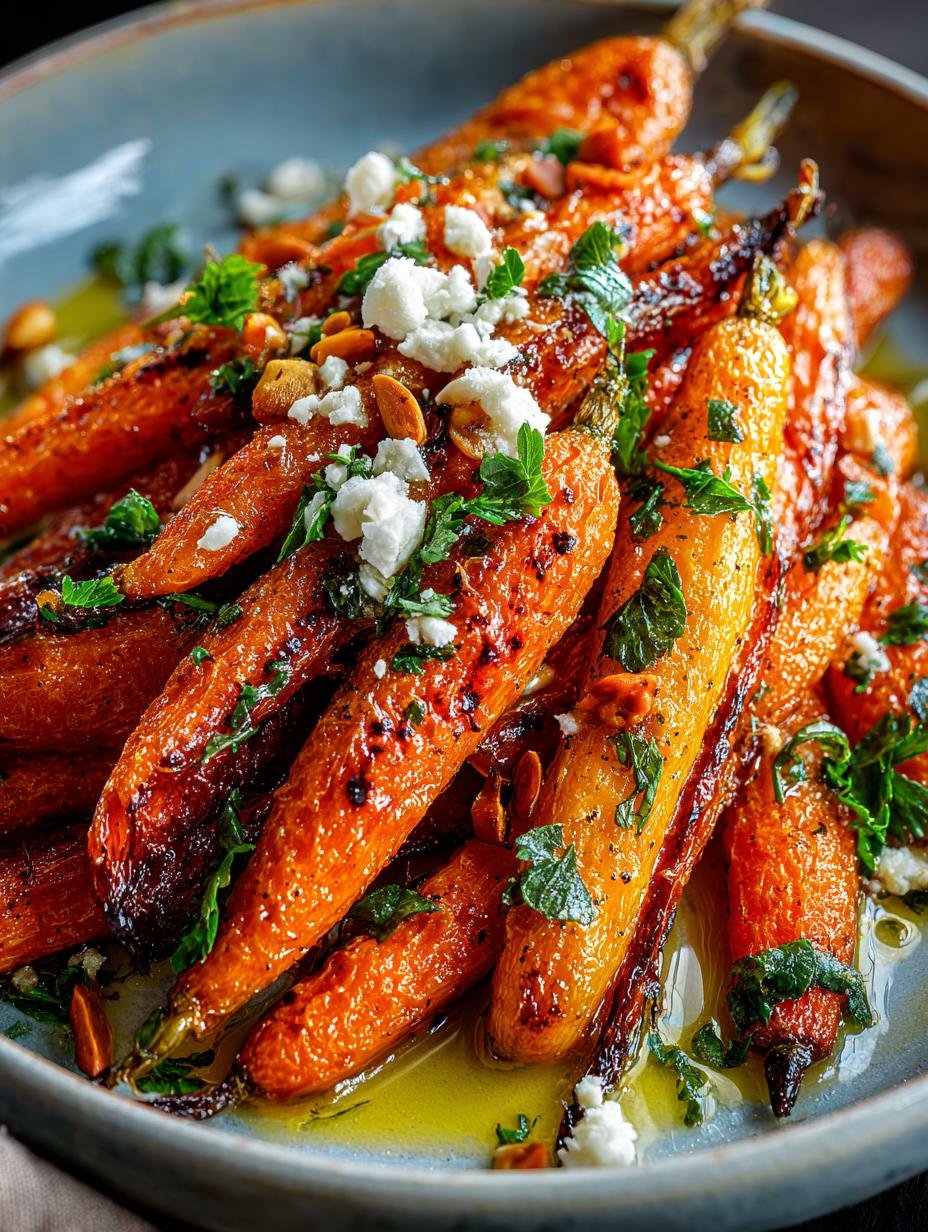 Sweet Savory Roasted Carrots with Honey Garlic Butter Recipe - Sweet Savory Roasted Carrots - additional detail