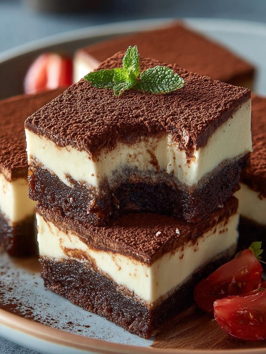 Tiramisu Brownies