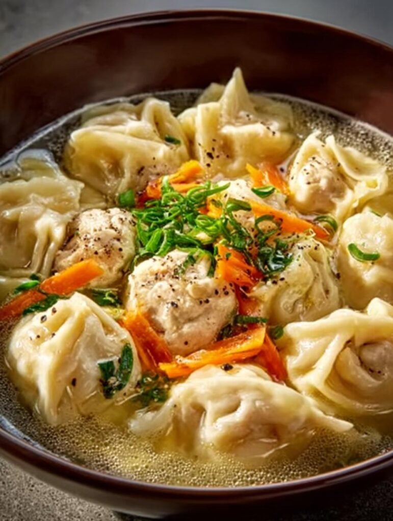 Traditional Chicken Noodle Dumpling