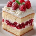 Vanilla Raspberry Layer Cake