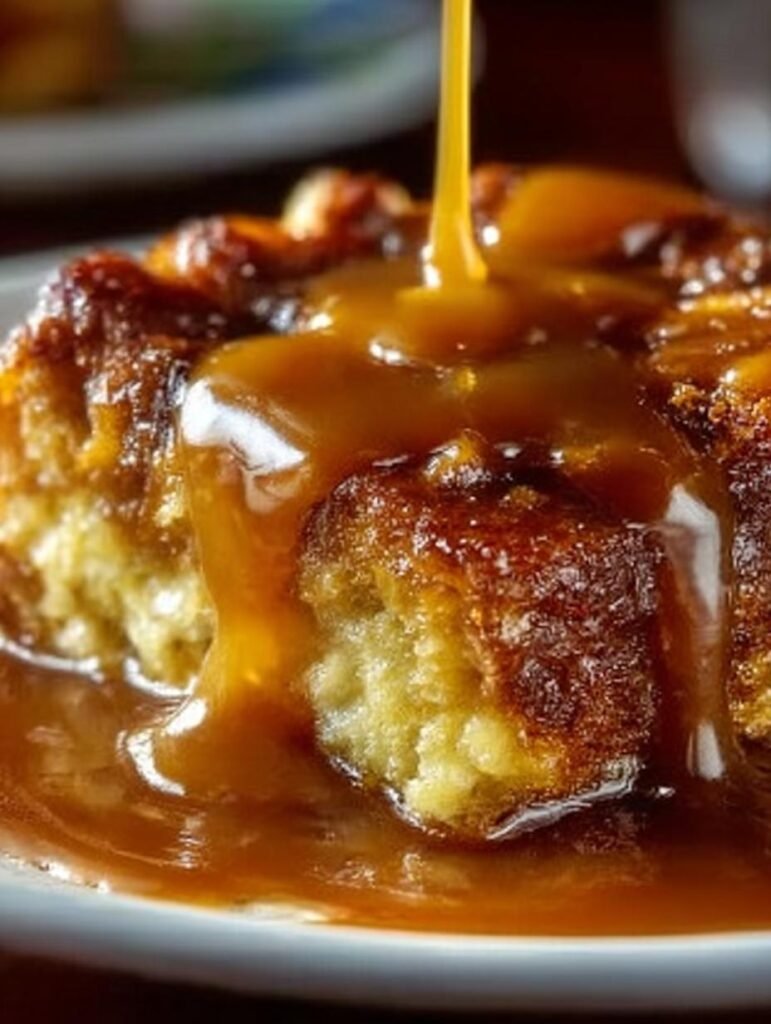 Whiskey Caramel Bread Pudding