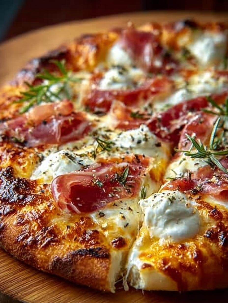 White Pizza with Prosciutto: 5 Irresistible Secrets 1 White Pizza with Prosciutto