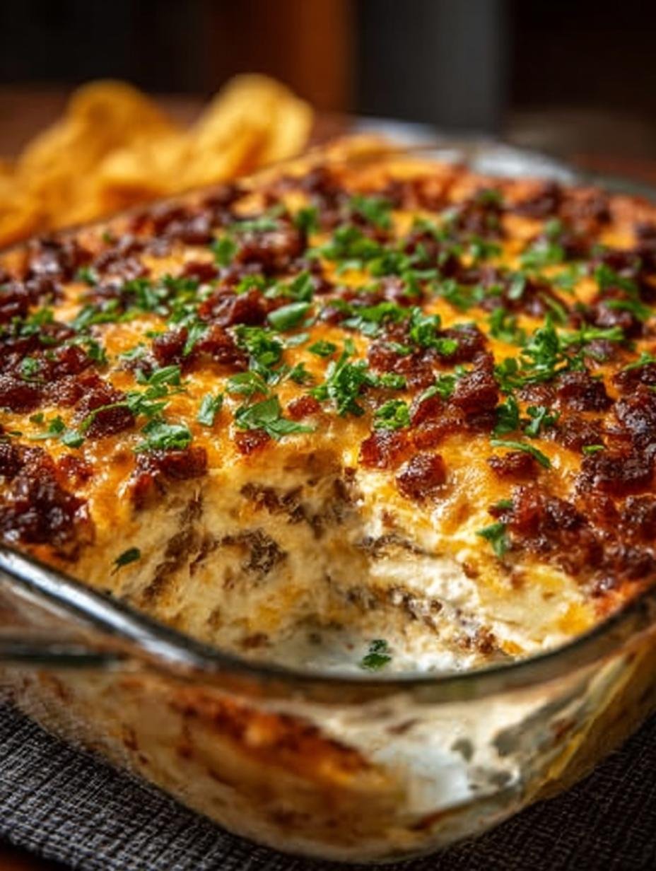 White Trash Casserole with Doritos: 7 Comforting Layers - White Trash Casserole with - main visual representation
