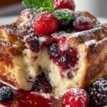 Mixed Berry Bread Pudding