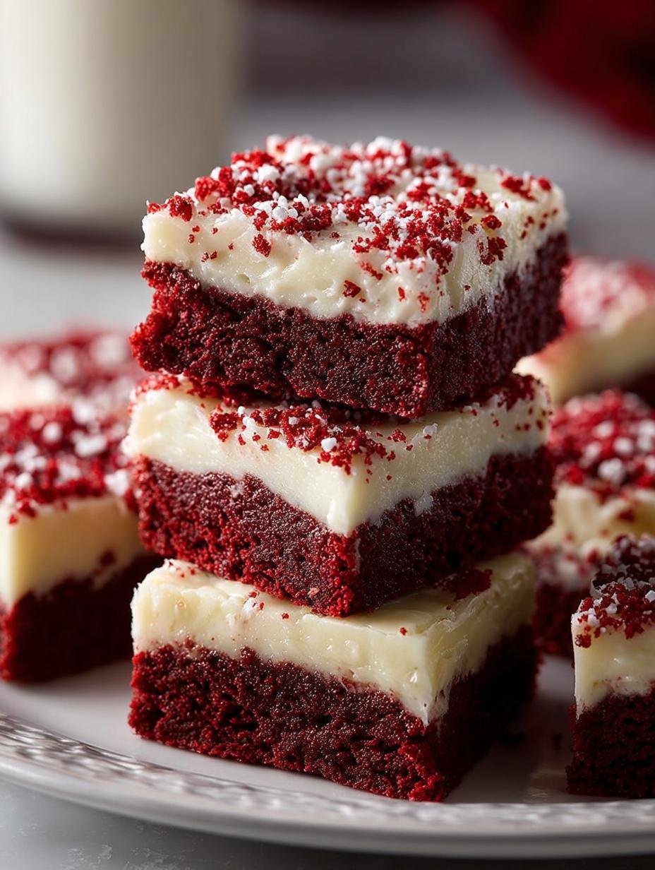 Red Velvet Cookie Bars: 16 Irresistible Treats to Indulge - Red Velvet Cookie Bars - main visual representation