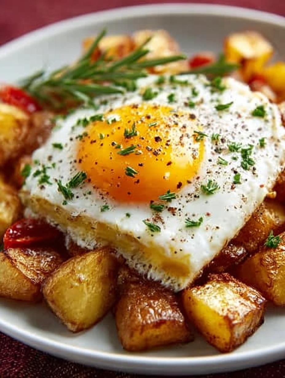 Spanish Style Eggs with Roasted Potatoes: A Delightful Dish - Spanish Style Eggs with - additional detail