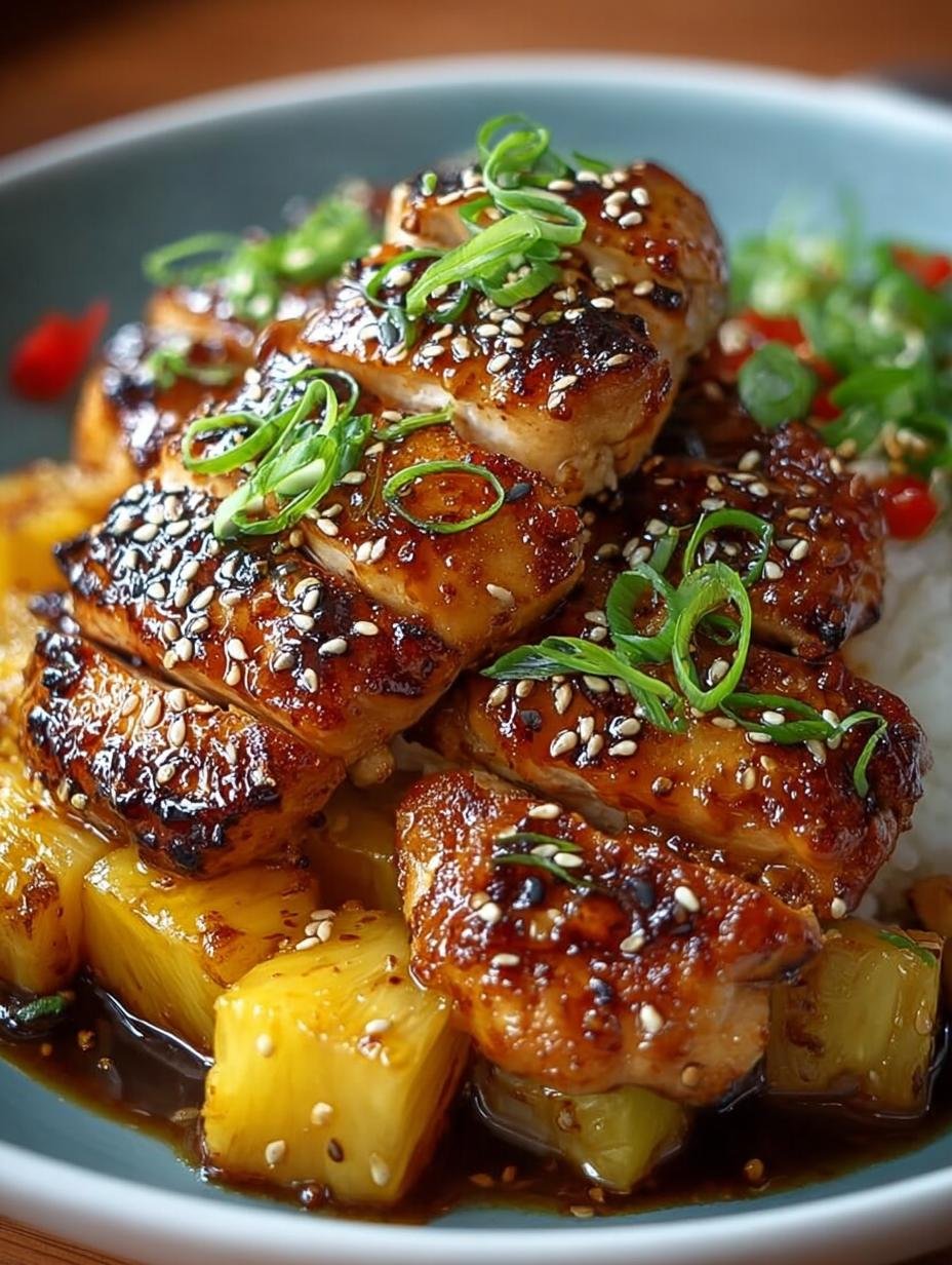 Teriyaki Glazed Chicken with