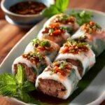 Thai Basil Beef Rolls