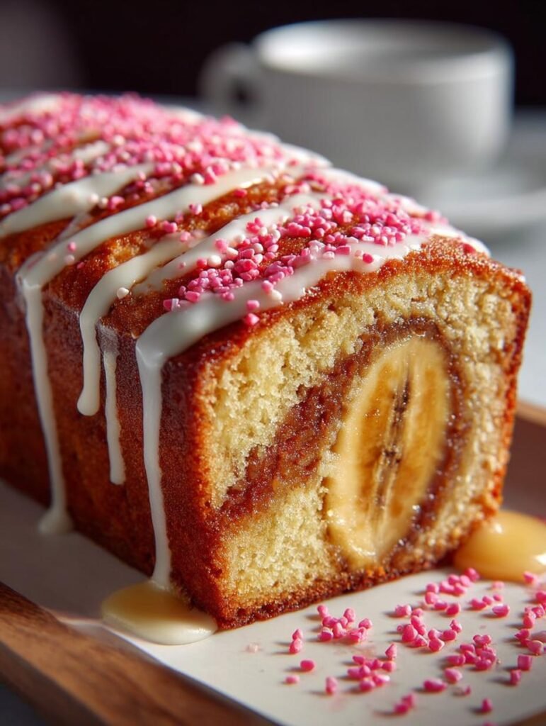 Valentines Banana Bread