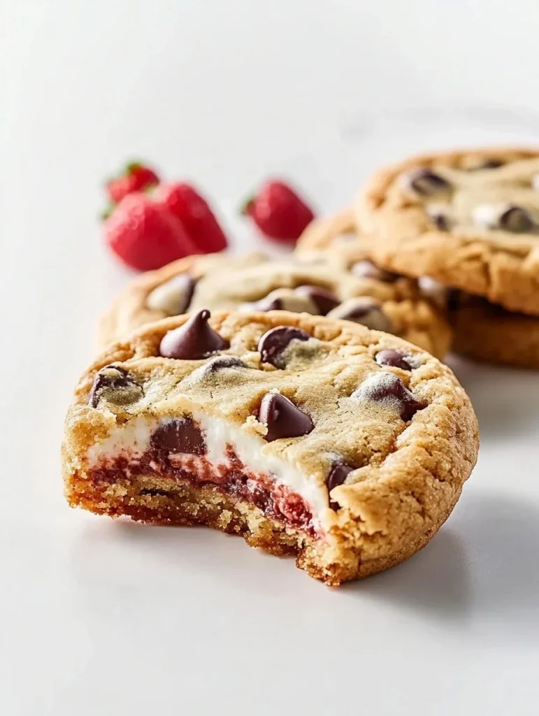 Delicious homemade chocolate chip cookies on a cooling rack.