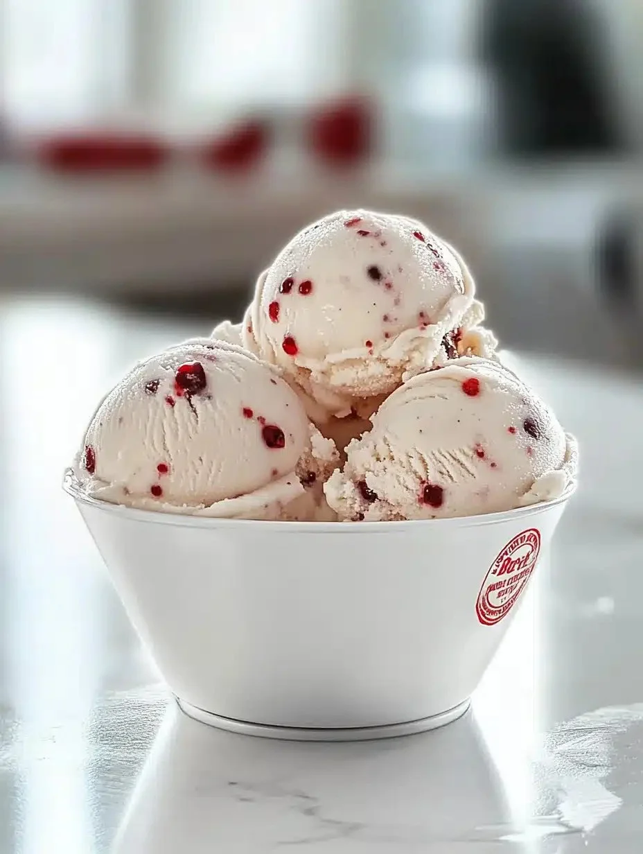 Delicious Dr. Pepper Ice Cream in a colorful bowl