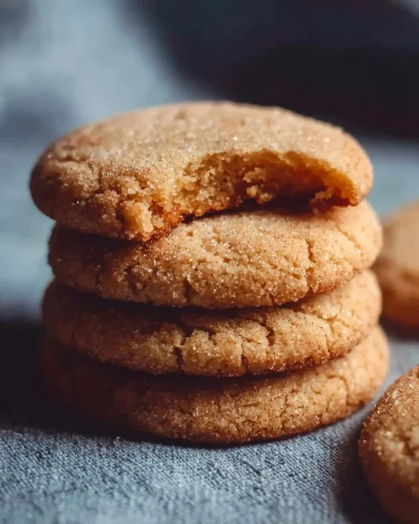Delicious batch of easy brown sugar cookies on a baking sheet.