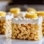 Lemon Rice Krispie Treats with a zesty twist, perfect for any occasion