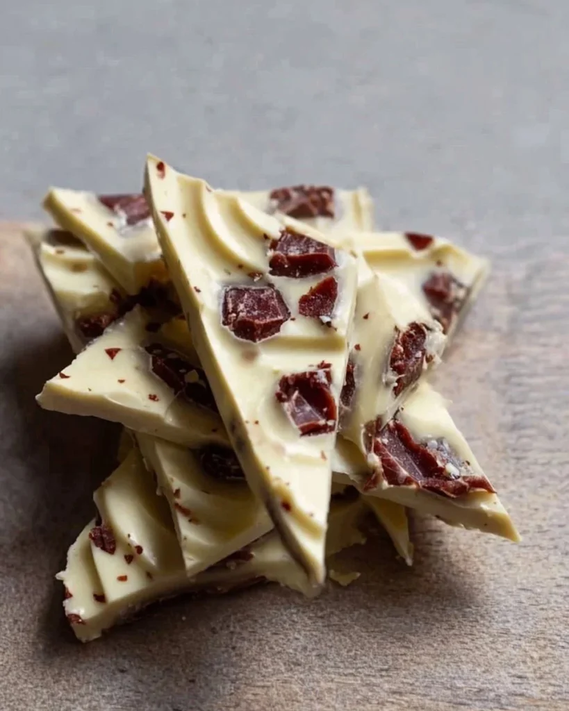 Delicious yogurt bark topped with fruits, a refreshing frozen snack for summer.