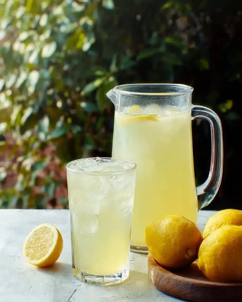 A refreshing glass of Bright & Easy Citrus Lemonade with slices of lemon and orange.