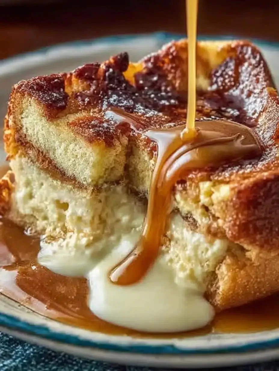 Eggnog Bread Pudding with Rum Sauce 1 Delicious Eggnog Bread Pudding served with a rich Rum Sauce