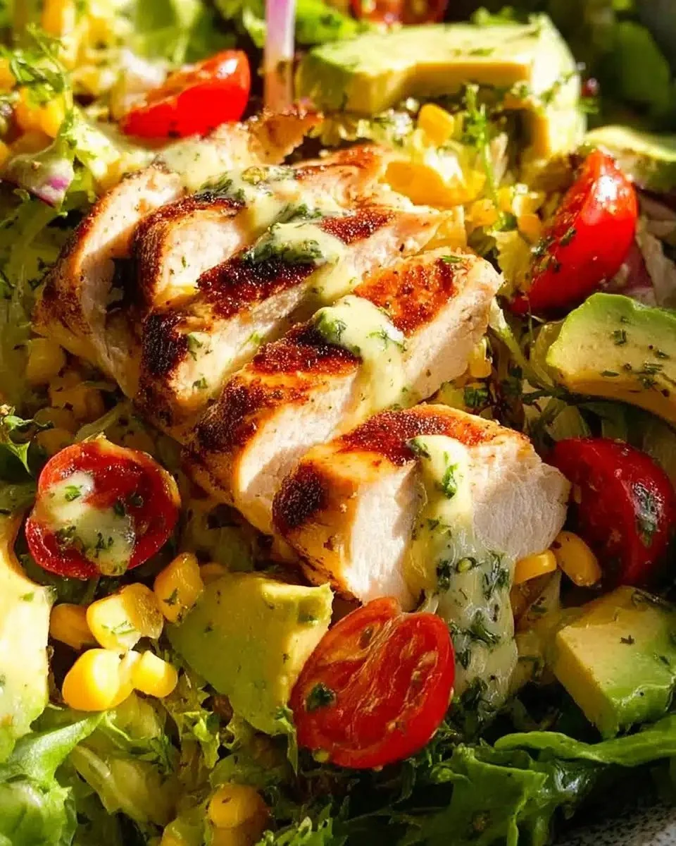 Lemon Chicken Salad — Bright & Easy Weeknight Meal 1 Bright and easy Lemon Chicken Salad dish with fresh ingredients