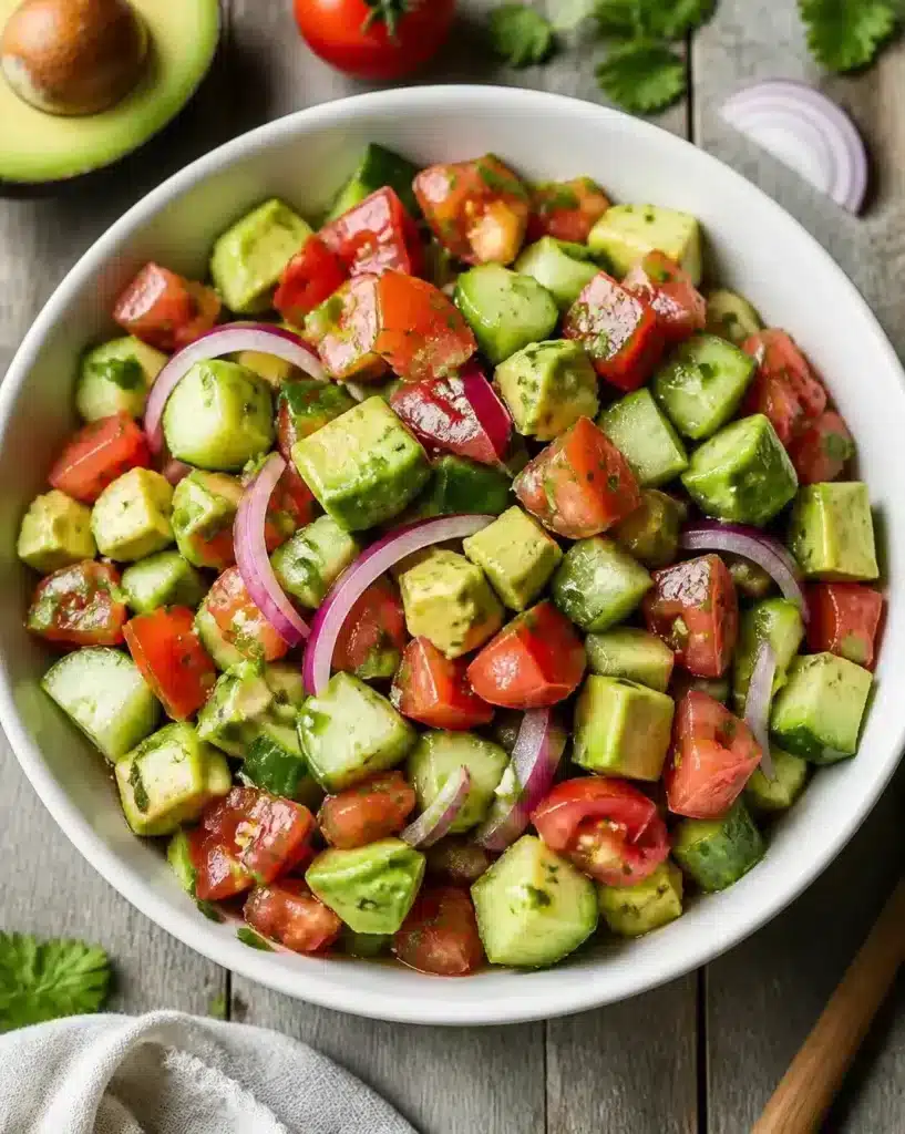 Asian-Inspired Chicken Salad served as a finished recipe