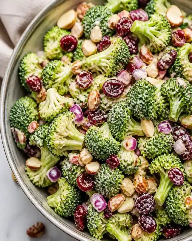 Broccoli Salad 2 Broccoli Salad served as a finished recipe