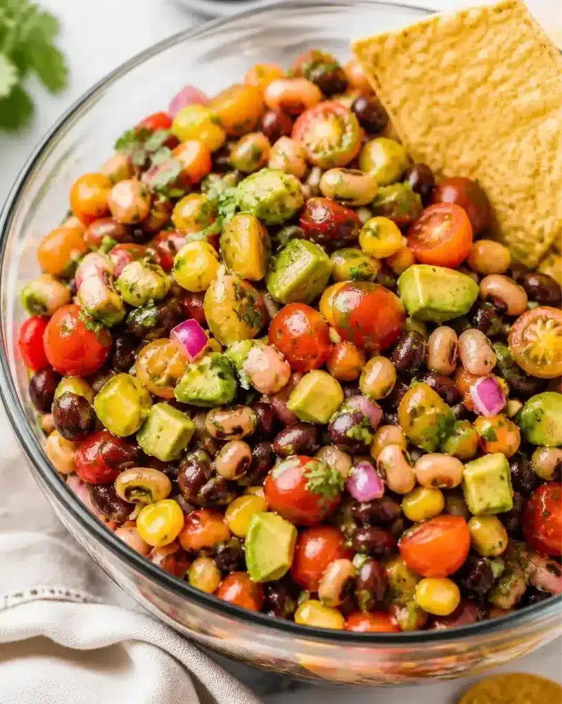 Cowboy Caviar served as a finished recipe