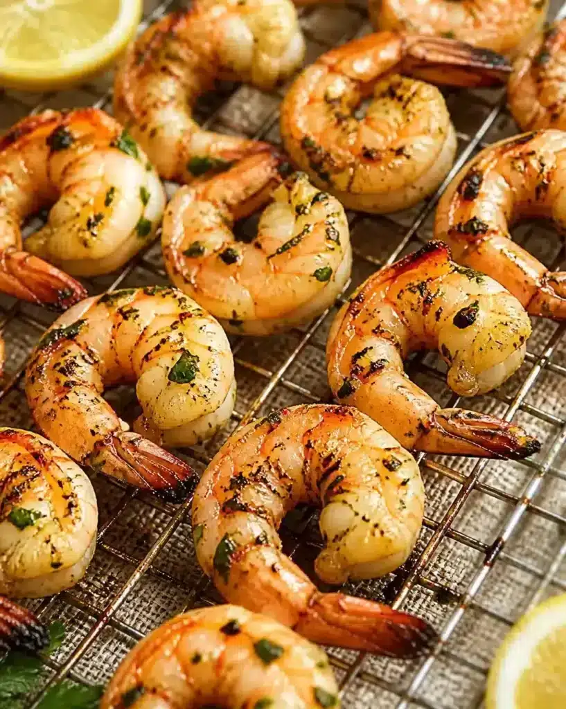 Easy Lemon Garlic Grilled Shrimp Marinade 2 Easy Lemon Garlic Grilled Shrimp Marinade served as a finished recipe