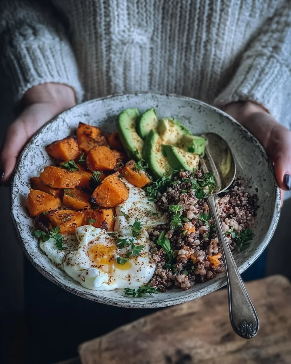 A colorful array of healthy recipes by Emily, featuring fresh ingredients and vibrant meals.