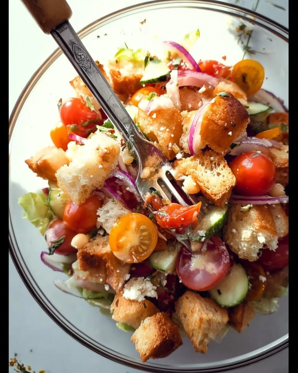 Summer Tomato Panzanella Salad
