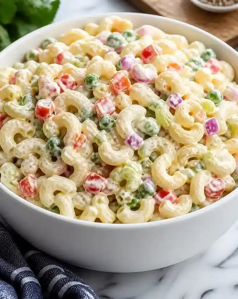 The Perfect Macaroni Salad 2 The Perfect Macaroni Salad served as a finished recipe